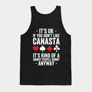 Canasta Smart People - funny canasta Tank Top